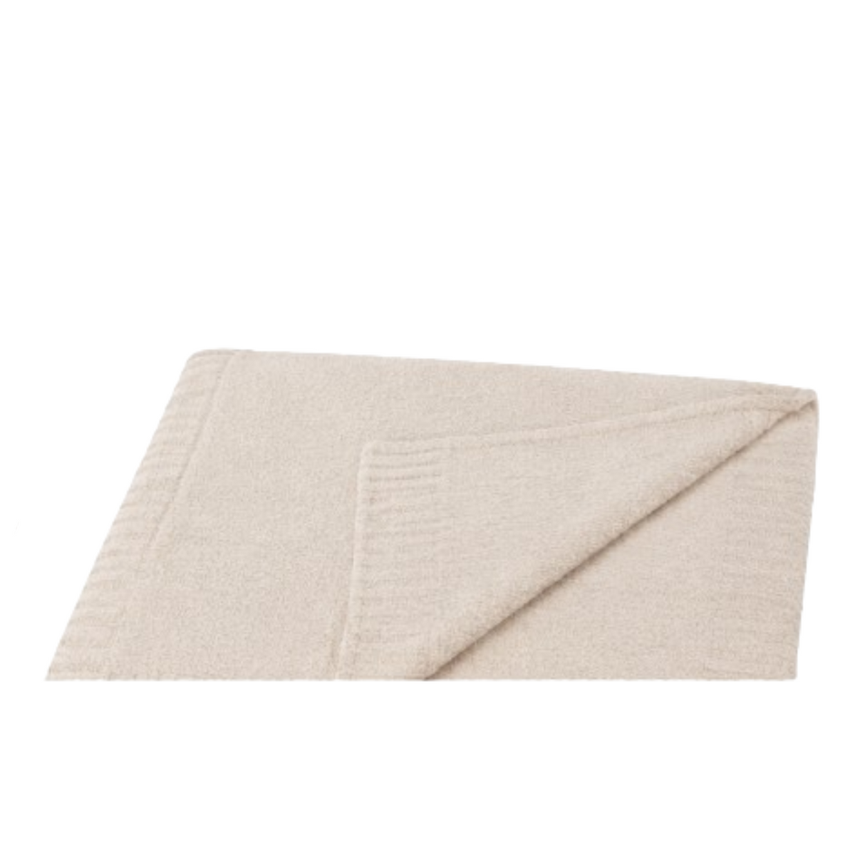 Barefoot Dreams CozyChic Heirloom Receiving Blanket, Stone