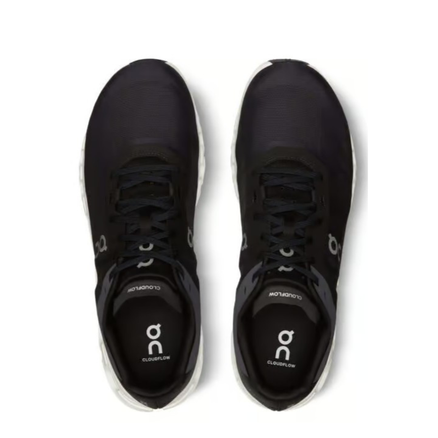 On Cloud Men's Cloudflow 4  Running Shoes, Black White