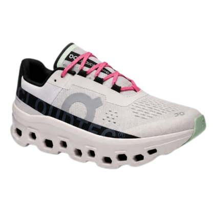 On Cloud Men's Cloudmonster  Running Shoes, Frost / Black - Ndoros
