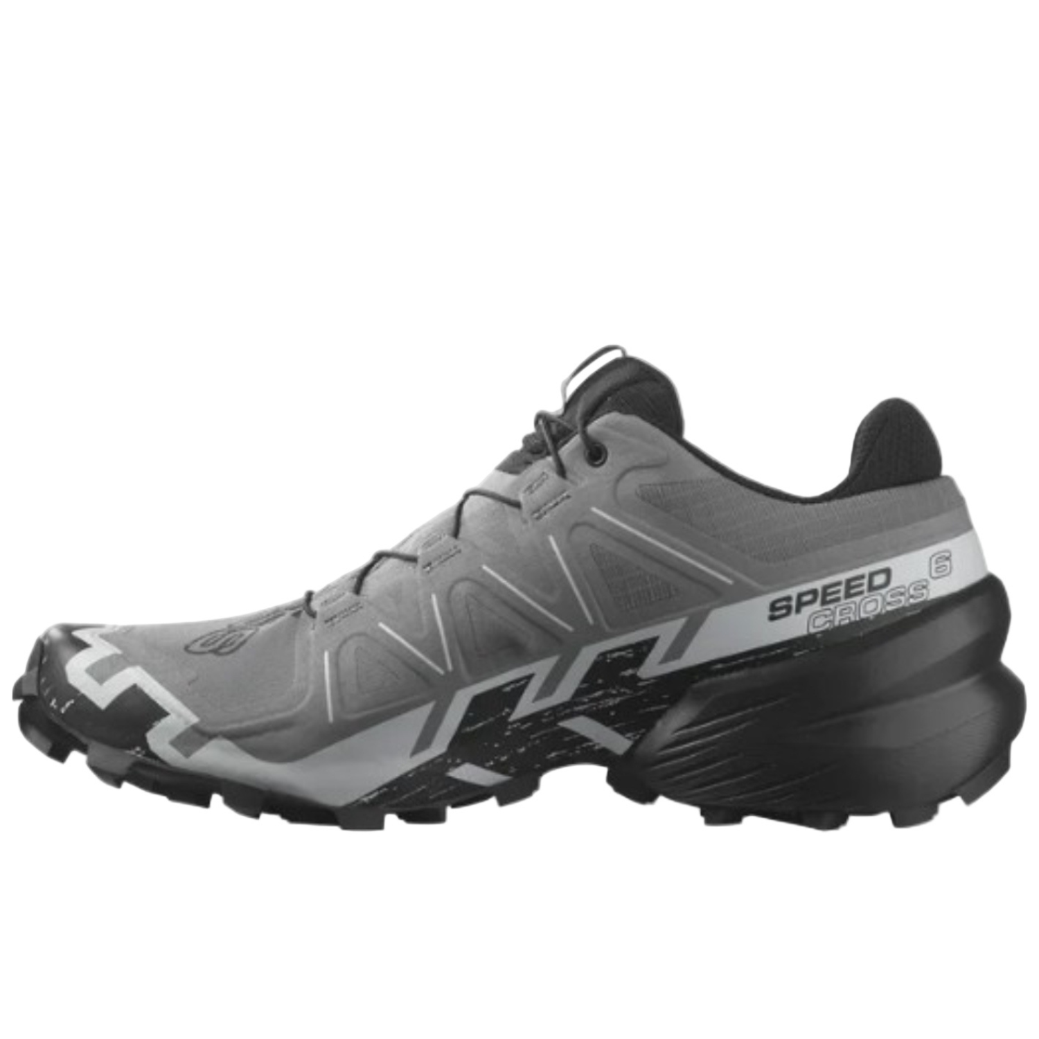 Salomon Men's Speedcross 6 Sneaker, Quiet Shade/Black/Pearl Blue - Ndoros