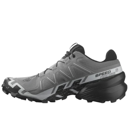 Salomon Men's Speedcross 6 Sneaker, Quiet Shade/Black/Pearl Blue - Ndoros