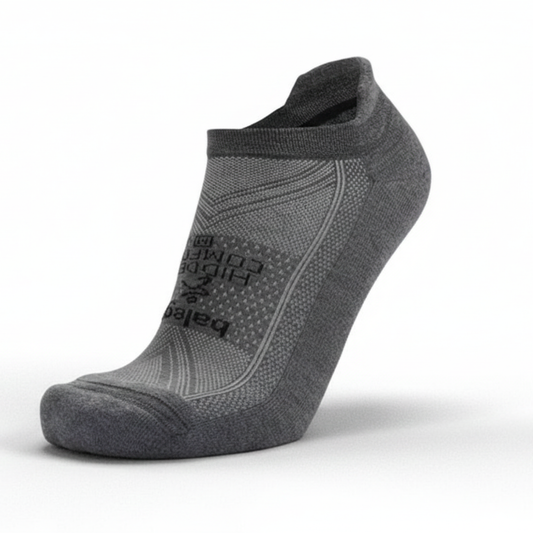 Balega Hidden Comfort Performance No Show Athletic Running Socks Unisex, Charcoal - Ndoros