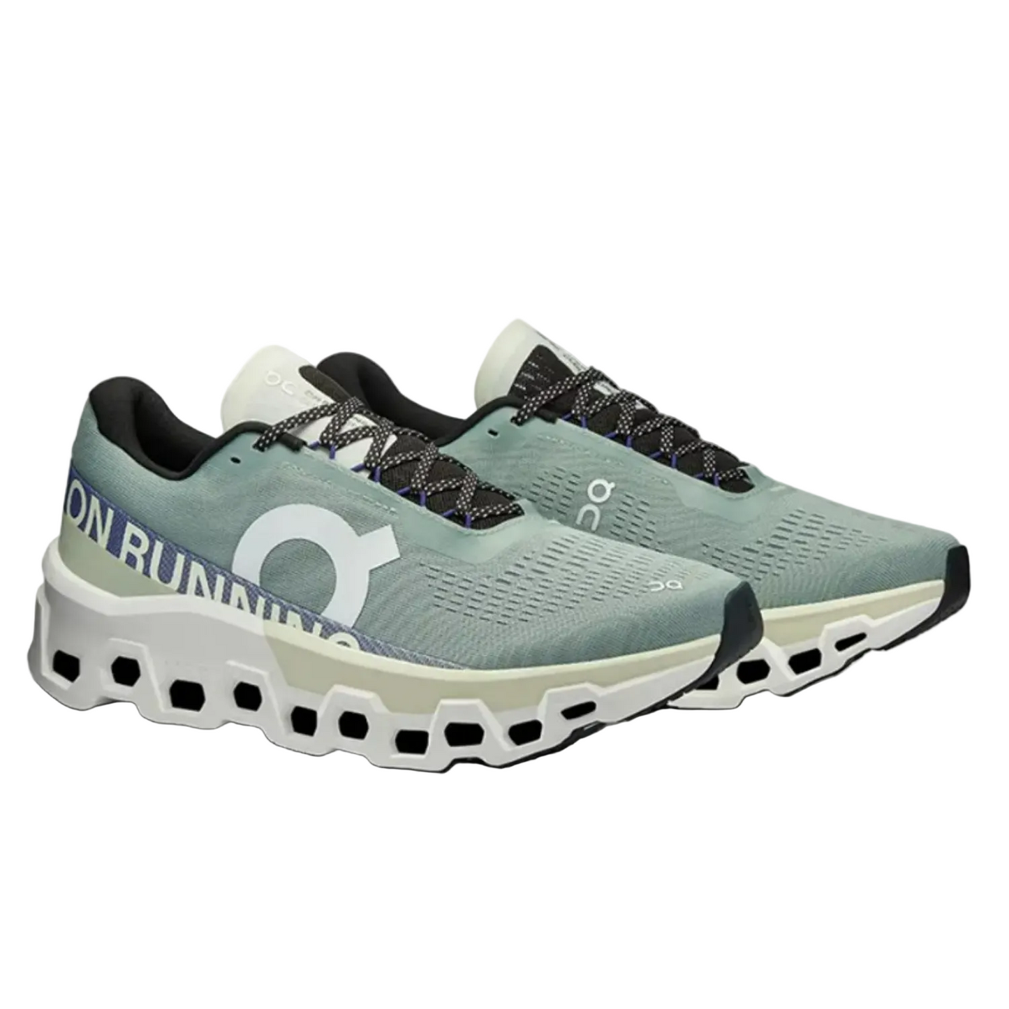 On Cloud Women's Cloudmonster 2 Running Shoes, Mineral/  Aloe