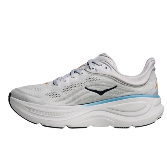 Hoka Bondi 9 Men Cushioned Runing Shoes, Stardust/Cosmic Grey