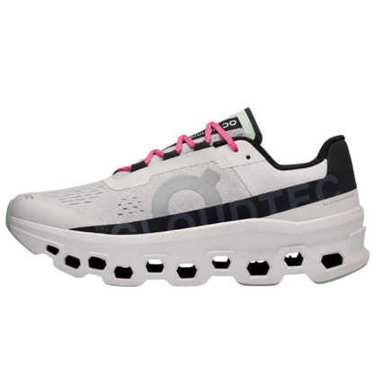 On Cloud Men's Cloudmonster  Running Shoes, Frost / Black - Ndoros