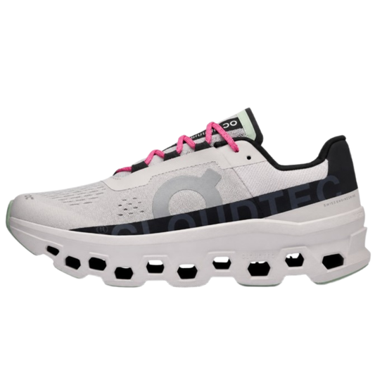 On Cloud Men's Cloudmonster  Running Shoes, Frost / Black - Ndoros