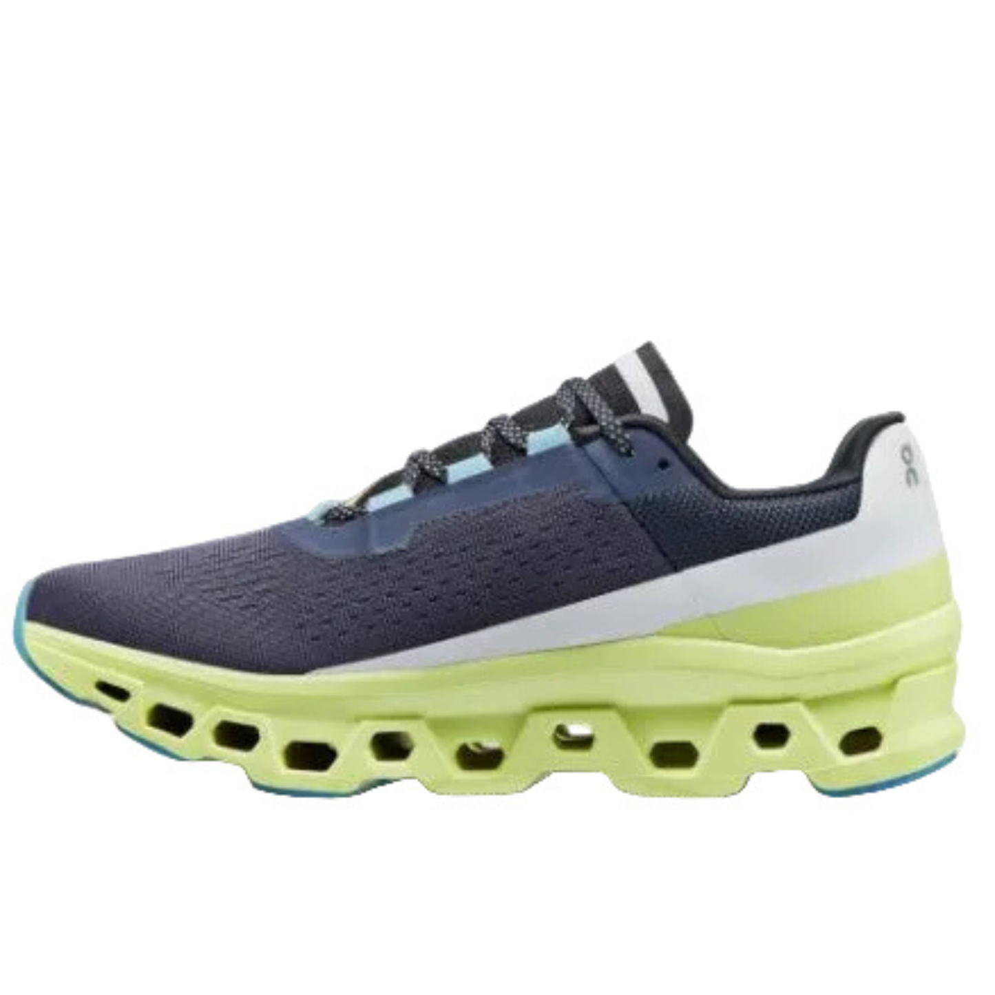 On Cloud Men's Cloudmonster  Running Shoes, Iron / Hay