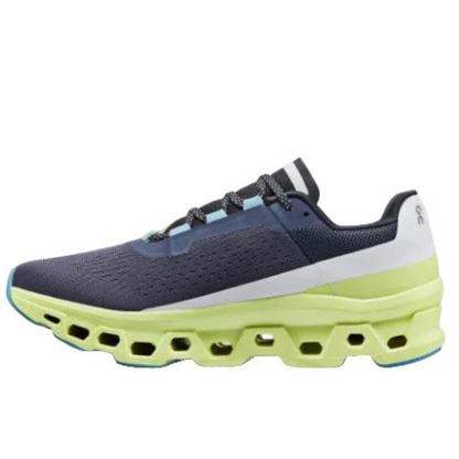On Cloud Men's Cloudmonster  Running Shoes, Iron / Hay