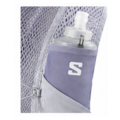 Salomon Unisex Advance Skin 12 | 12 Liter Hydration Trail Running Vest, Alloy/Gray Violet, Small