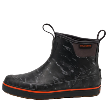 Grundens Men’s Deck-Boss Ankle Boot Waterproof, Blackbeard