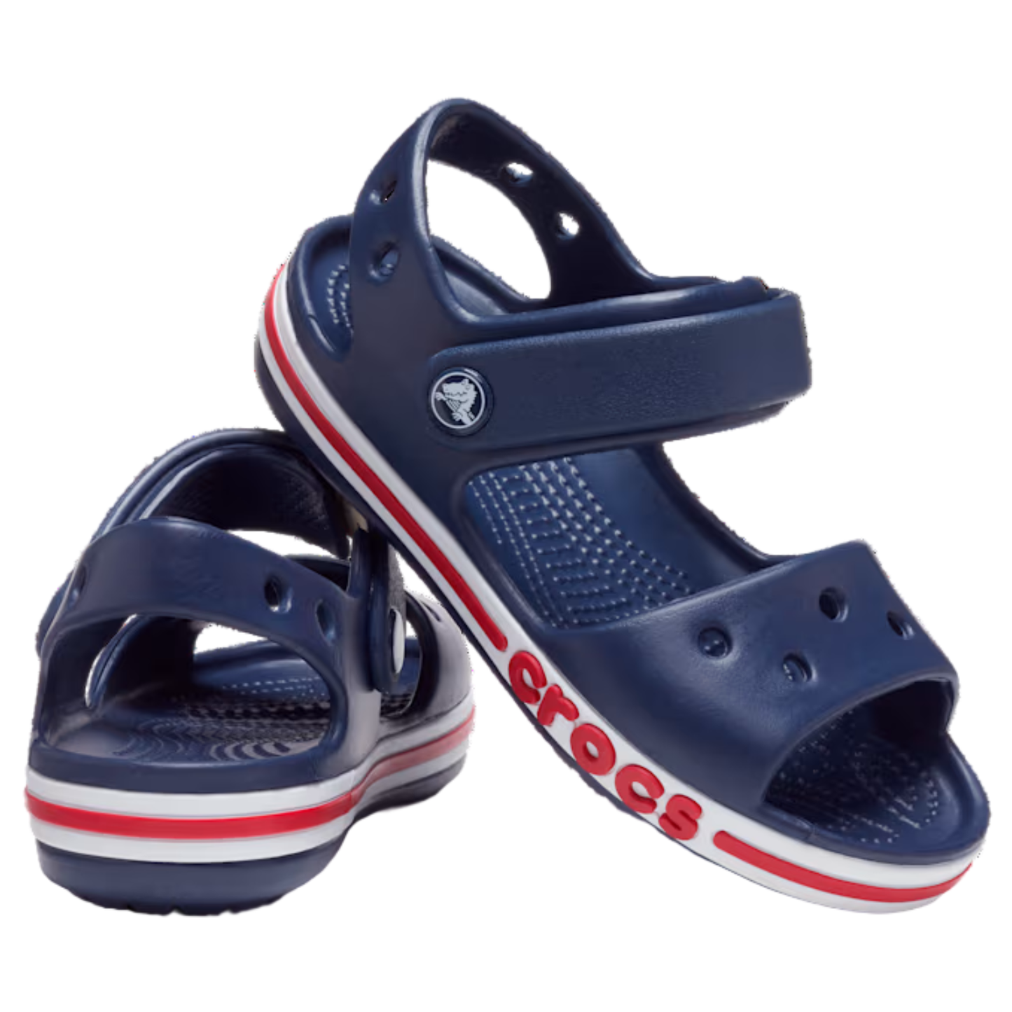 Crocs Kids Crocband Ii Sandal Navy/White Ankle-High