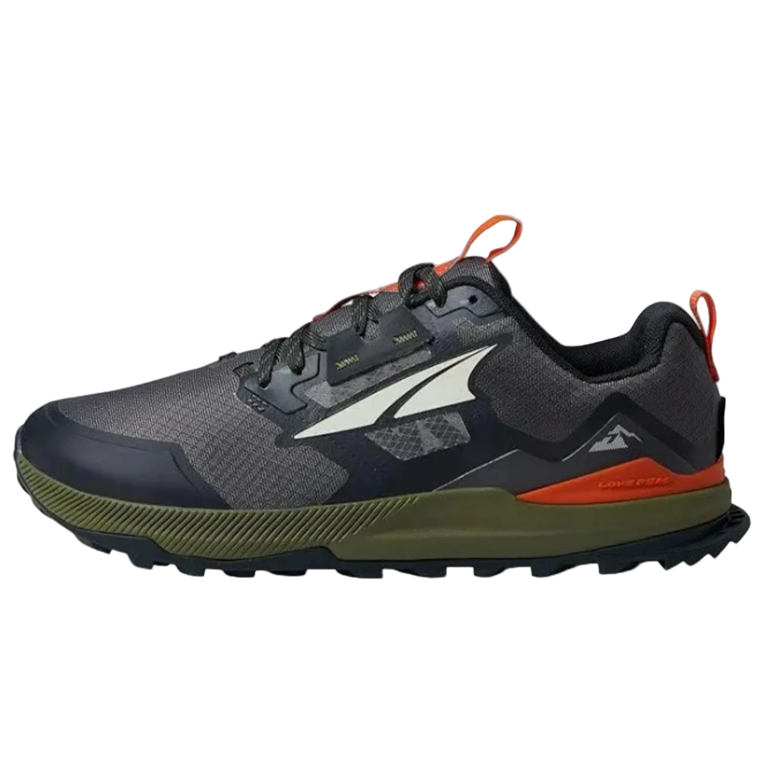 Altra Lone Peak 7 Trail Running Shoes For Men, Black/Grey - Ndoros