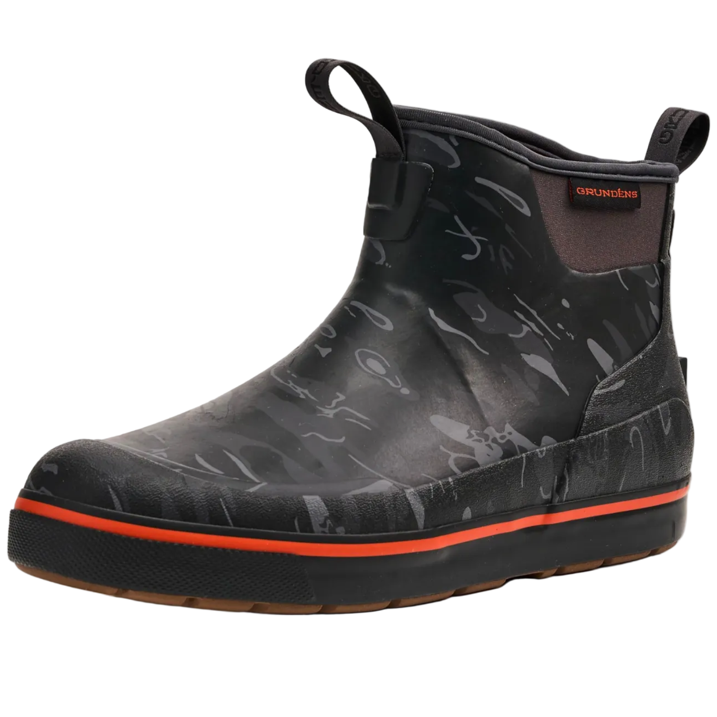 Grundens Men’s Deck-Boss Ankle Boot Waterproof, Blackbeard