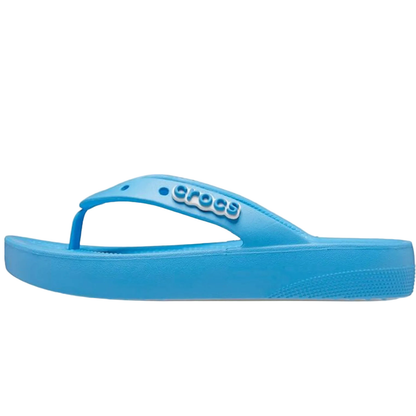 Crocs Women's Classic Flip Flops Platform Sandals | Oxygen