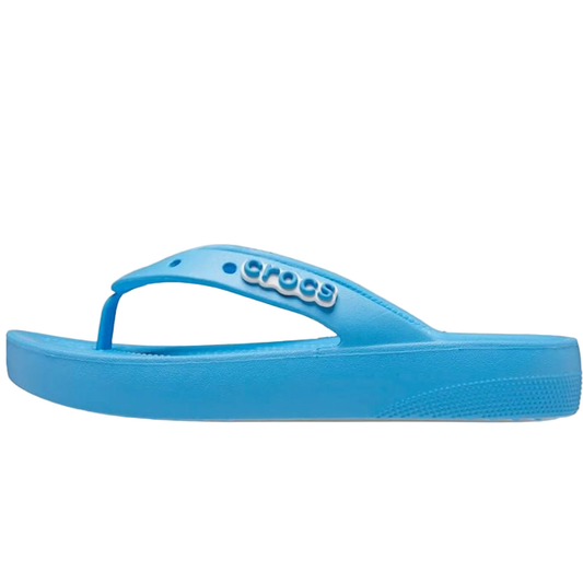 Crocs Women's Classic Flip Flops Platform Sandals | Oxygen