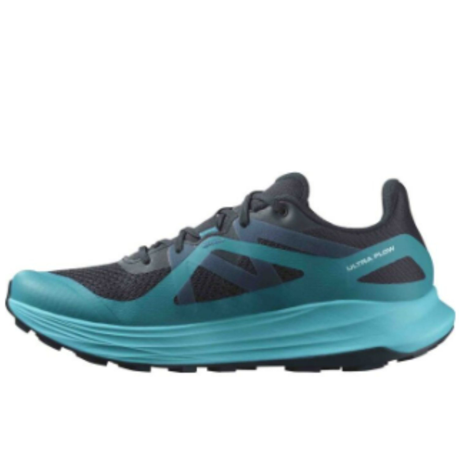 Salomon Men's Ultra Flow Sneaker, Dark Navy/Grisaille/Vanilla Ice - Ndoros
