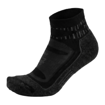 Balega Blister Resist Quarter Performance Quarter Athletic Running Socks Unisex, Black