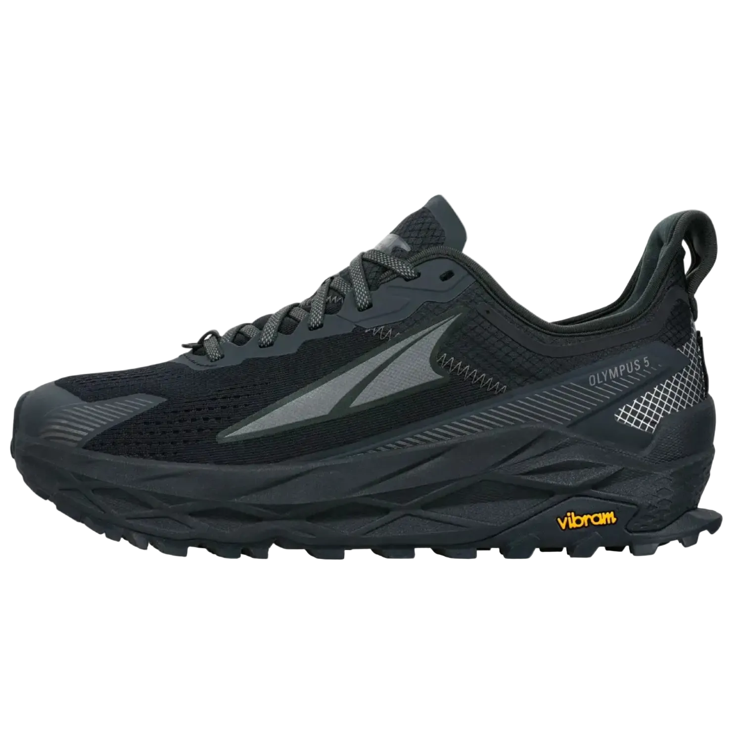 Altra Olympus 5 Trail Running shoes For Men, Black/Black - Ndoros