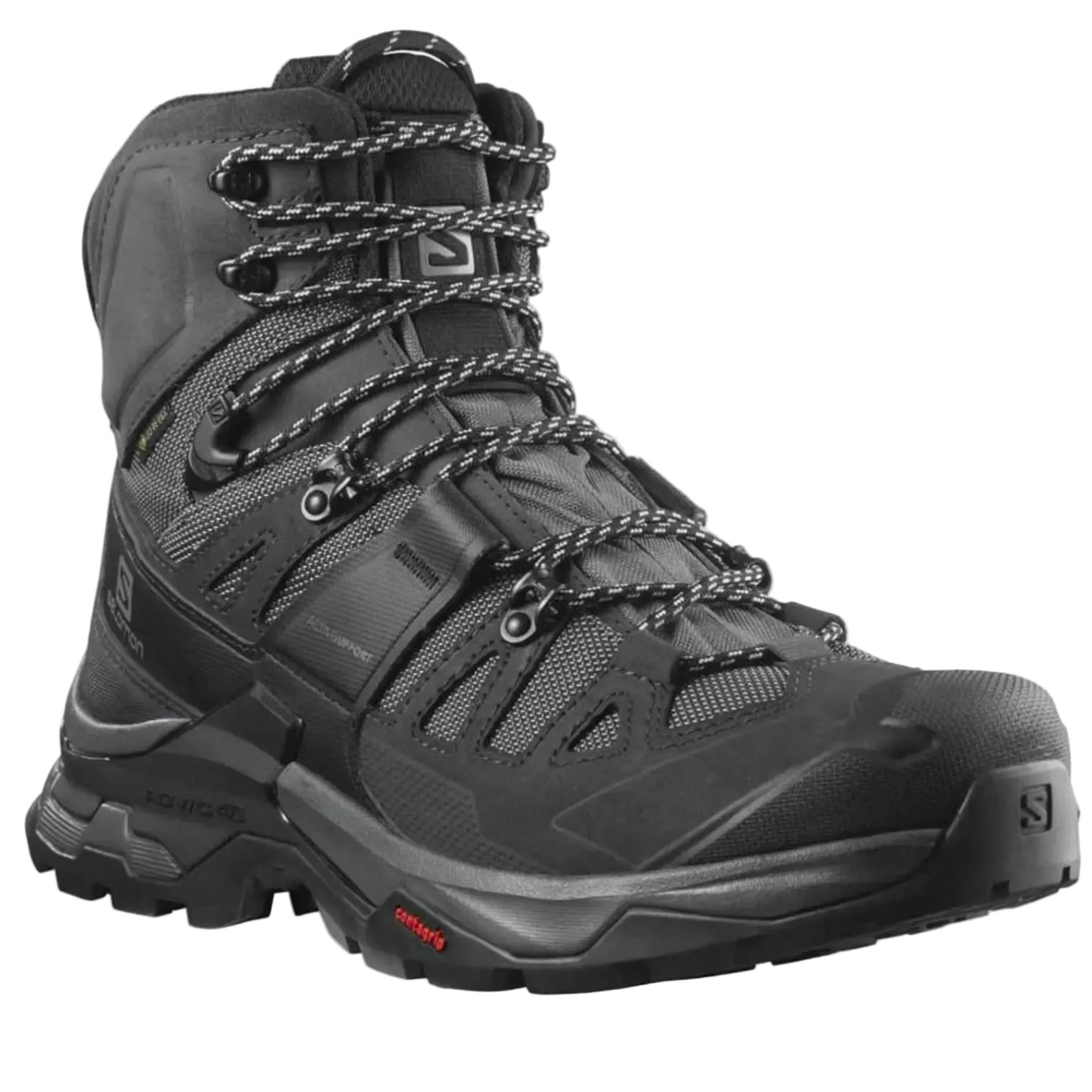Salomon Men's QUEST 4 GORE-TEX Hiking Boots For Men, Magnet/Black/Quarry - Ndoros