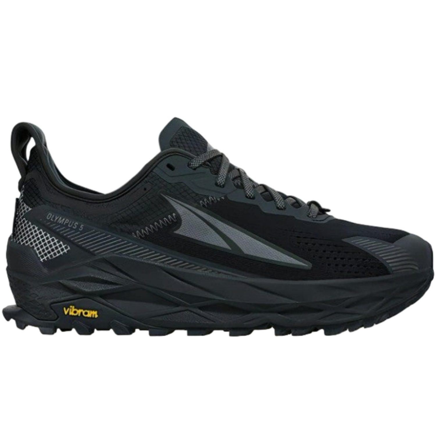 Altra Olympus 5 Trail Running shoes For Men, Black/Black - Ndoros