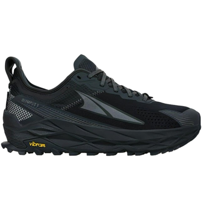 Altra Olympus 5 Trail Running shoes For Men, Black/Black - Ndoros