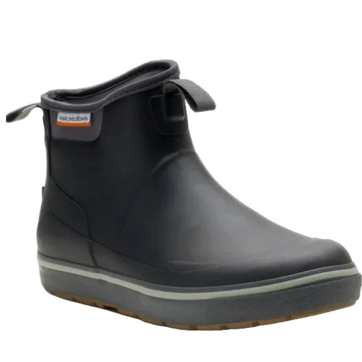 Grundens Men’s Deck-Boss Ankle Boot Waterproof, Black