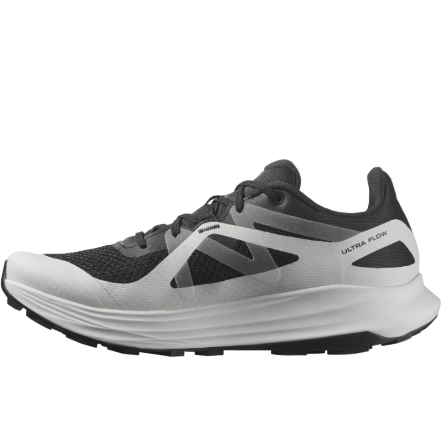 Salomon Men's Ultra Flow Trail Running Shoes - Black/Glacier Gray/Quiet Shade - Ndoros
