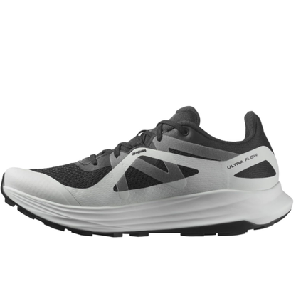 Salomon Men's Ultra Flow Trail Running Shoes - Black/Glacier Gray/Quiet Shade - Ndoros