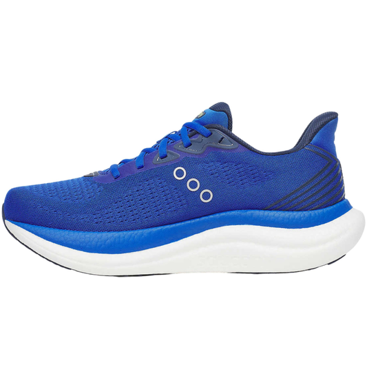 Saucony Men's Triumph 23 Sneaker, Lapis/Silver, Wide - Ndoros