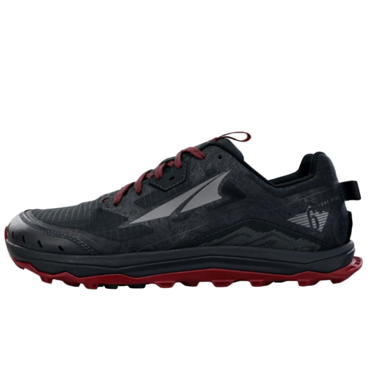 Altra Lone Peak 6 Trail Running Shoes  Men,Black/Gray