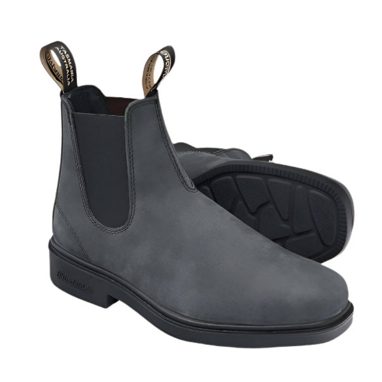 Blundstone 1308 Dress Series Unisex Chelsea Boot, Rustic Black - Ndoros