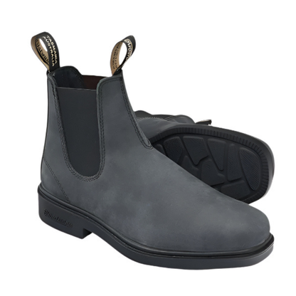Blundstone 1308 Dress Series Unisex Chelsea Boot, Rustic Black - Ndoros