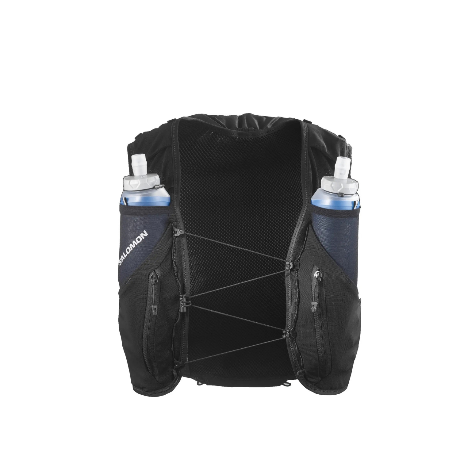 Salomon Unisex Advance Skin 12 | 12 Liter Hydration Trail Running Vest Black - Ndoros