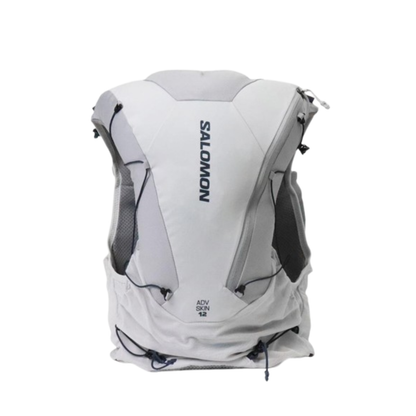 Salomon Unisex Advance Skin 12 | 12 Liter Hydration Trail Running Vest, Alloy/Gray Violet, Small