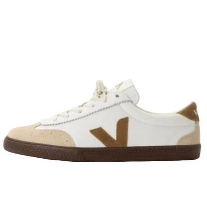 Veja Women's Volley Sneakers, White Nautico - Bark - Ndoros