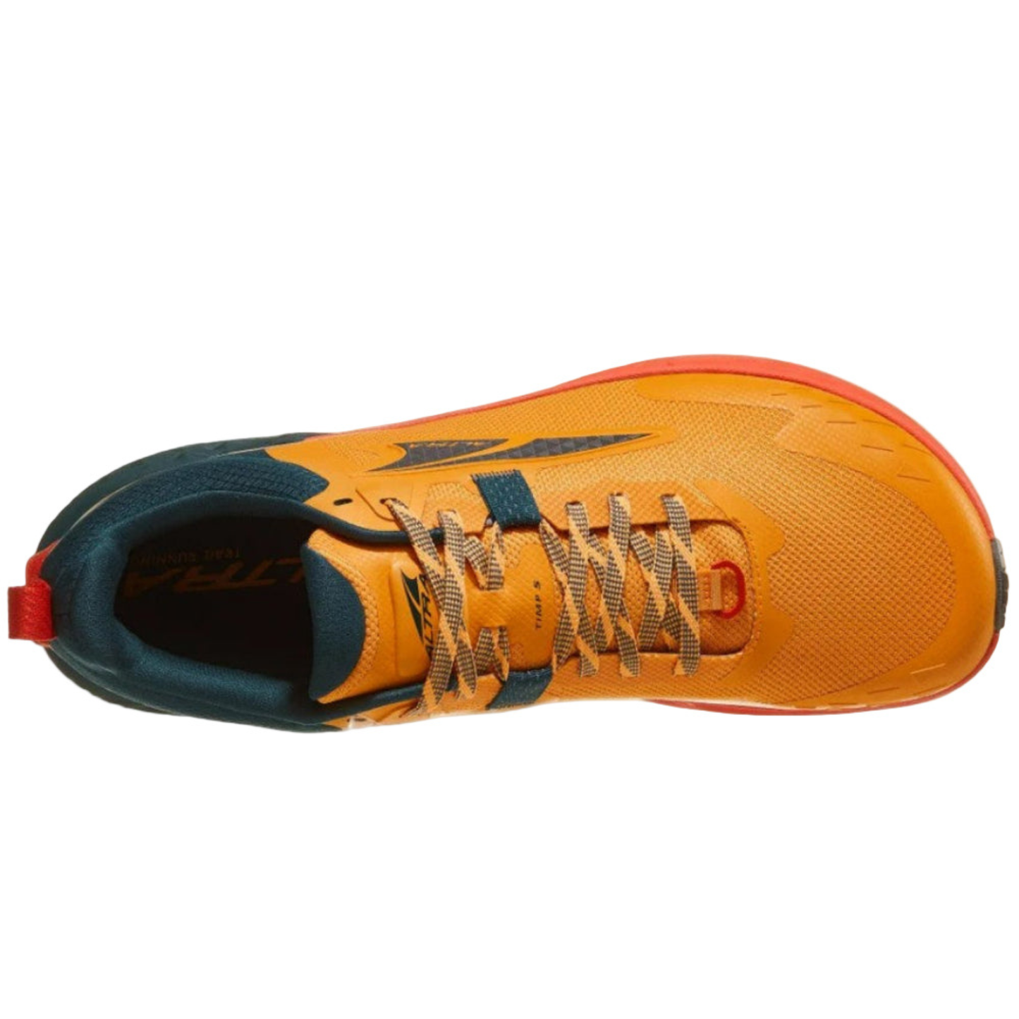 Altra Timp 5 Trail Running shoes For Men, Orange/Teal