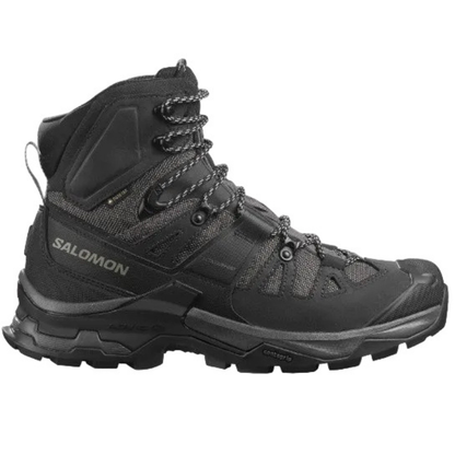 Salomon Men's QUEST 4 GORE-TEX Hiking Boots For Men, Magnet/Black/Quarry - Ndoros