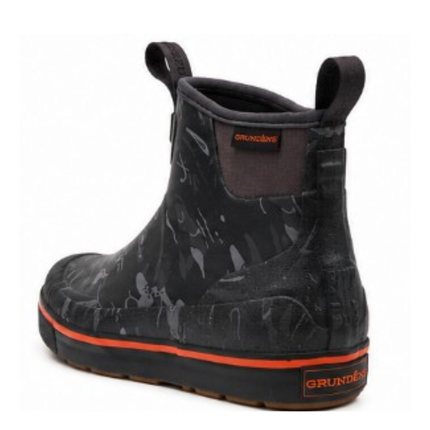 Grundens Men’s Deck-Boss Ankle Boot Waterproof, Blackbeard