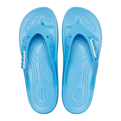 Crocs Women's Classic Flip Flops Platform Sandals | Oxygen