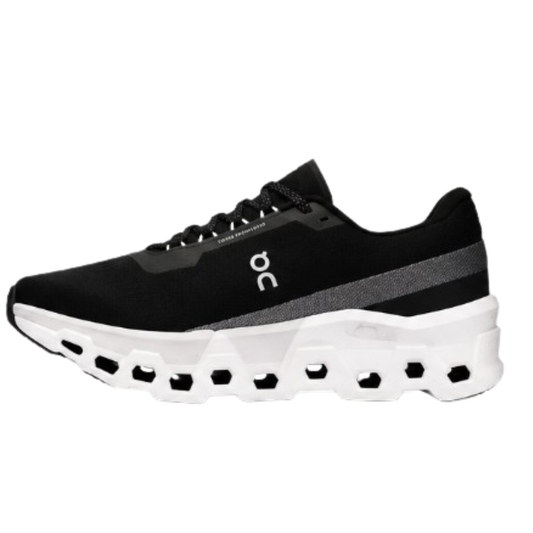 On Cloud Men's Cloudmonster 2  Running Shoes, Black / Frost