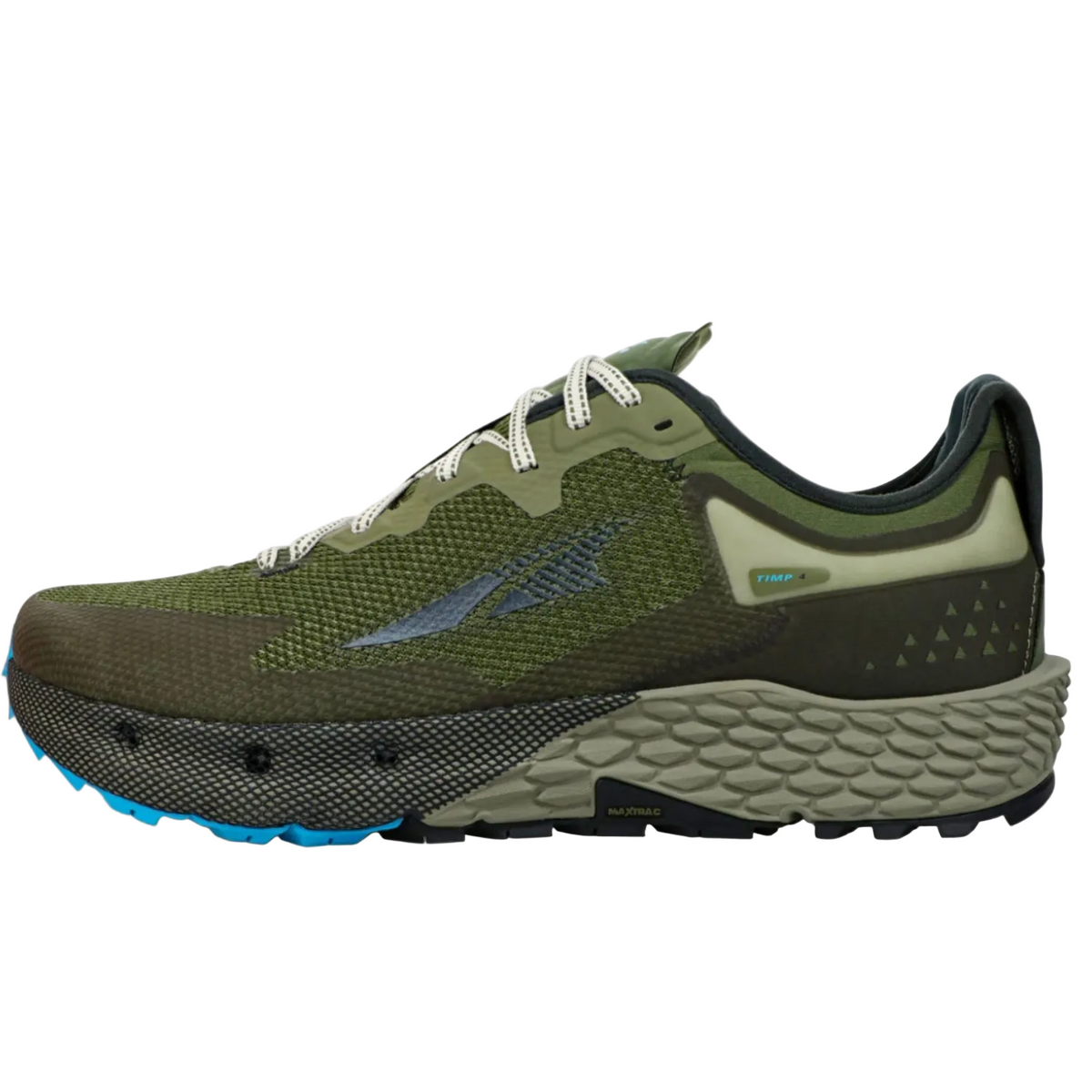 Altra Timp 4 Trail Running Shoes  Men, Dusty Olive - Ndoros