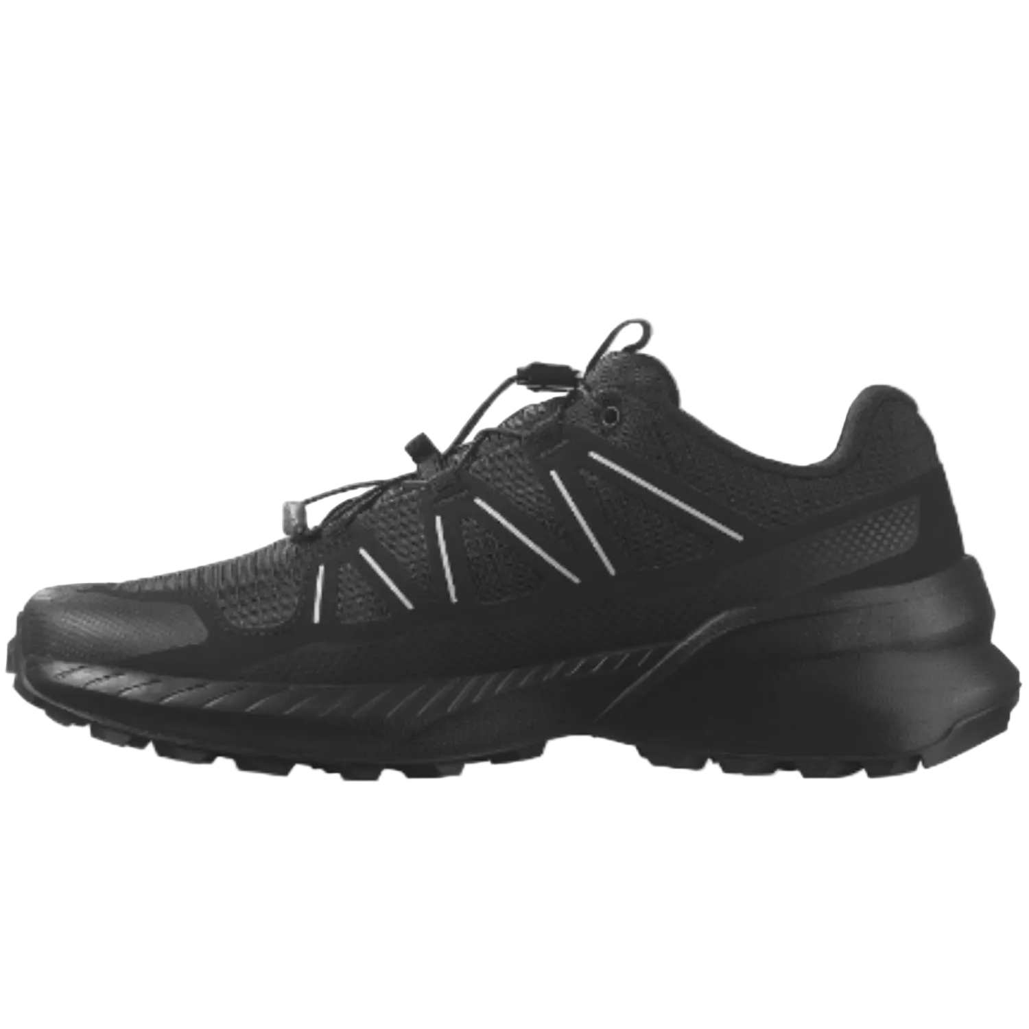 Salomon Men's Speedcross Peak Trail Running Shoes - Black/Black/Glacier Gray - Ndoros