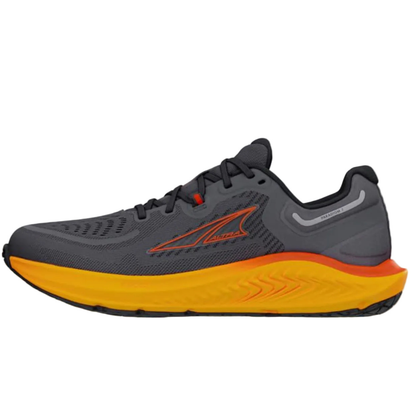 Altra Paradigm 7  Road Running Shoes For Men, Gray/Orange - Ndoros
