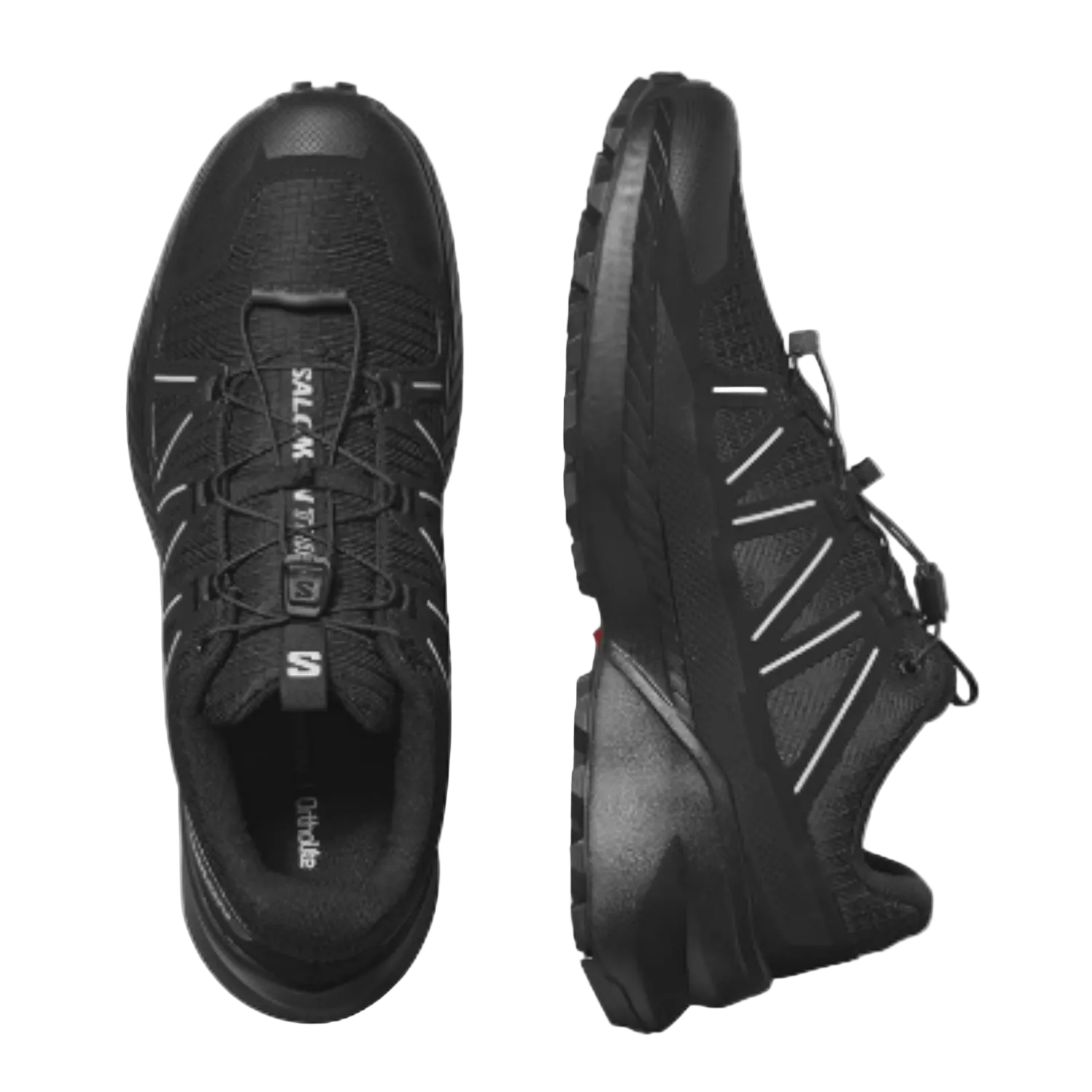 Salomon Men's Speedcross Peak Trail Running Shoes - Black/Black/Glacier Gray - Ndoros