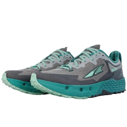 Altra Timp 4 Trail Running Shoes For Women, Gray/Teal - Ndoros