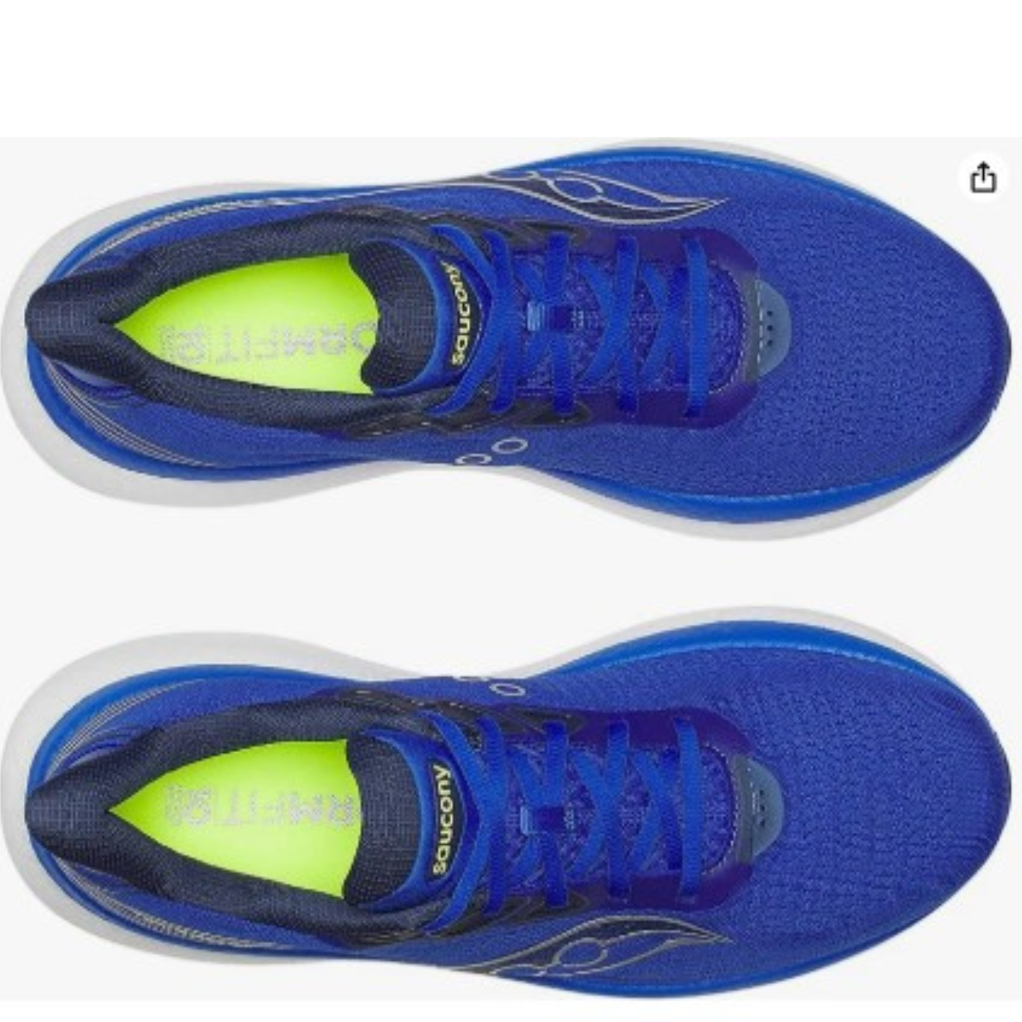 Saucony Men's Triumph 23 Sneaker, Lapis/Silver, Wide - Ndoros