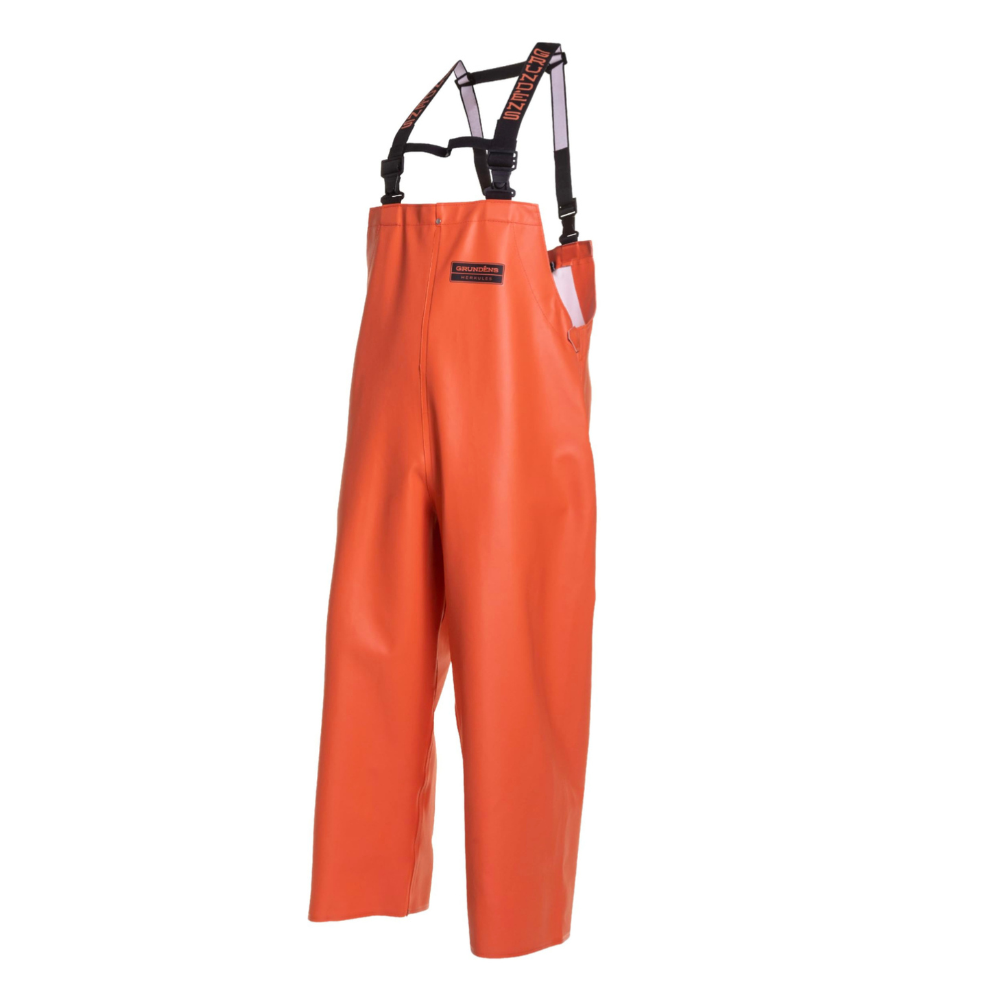 Grundens Men’s Herkules 16 Bib Pant, Orange