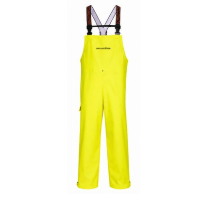 Grundens Men’s Neptune Bib Pants, Hi-Vis Yellow