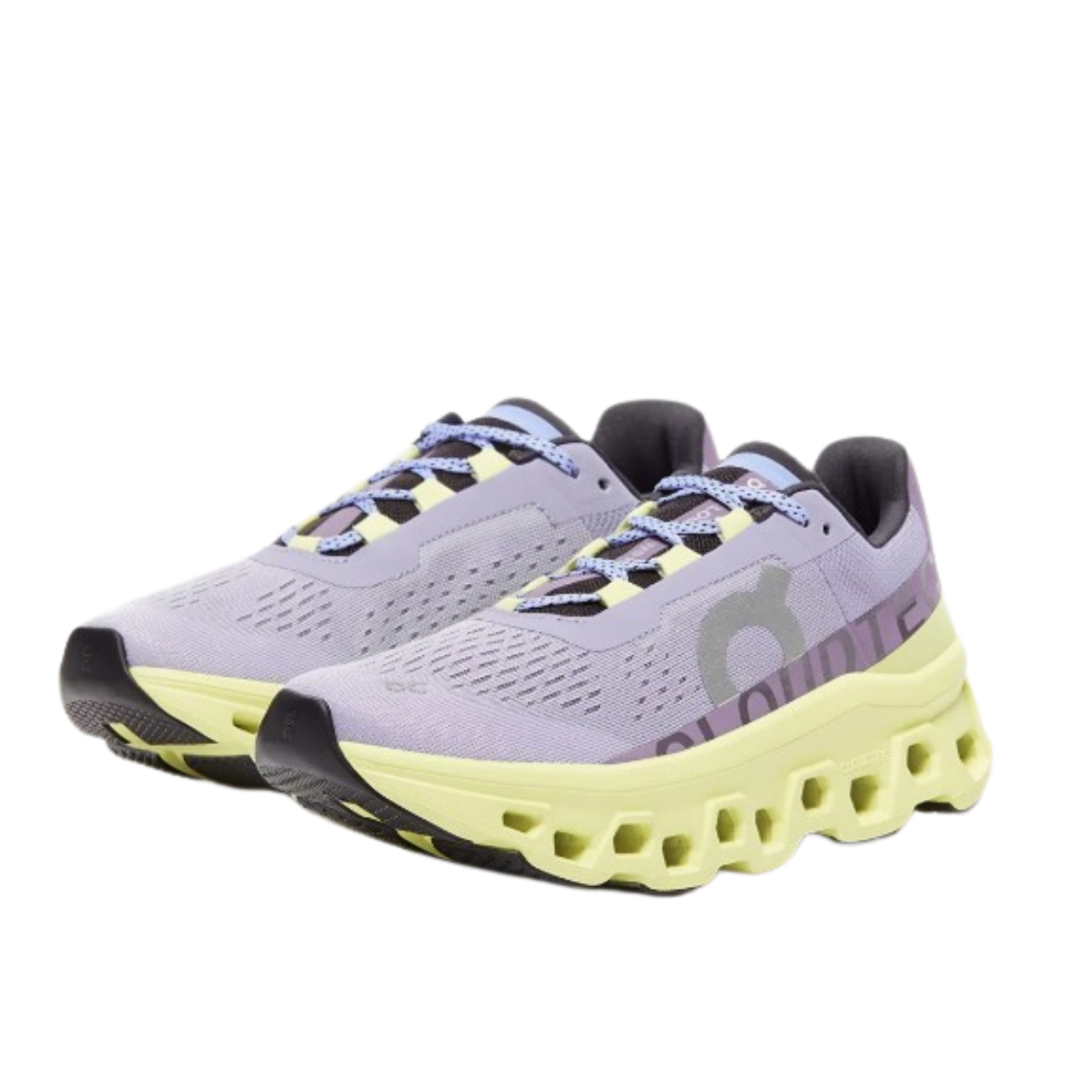 On Cloud Women's Cloudmonster  Running Shoes, Nimbus / Hay - Ndoros