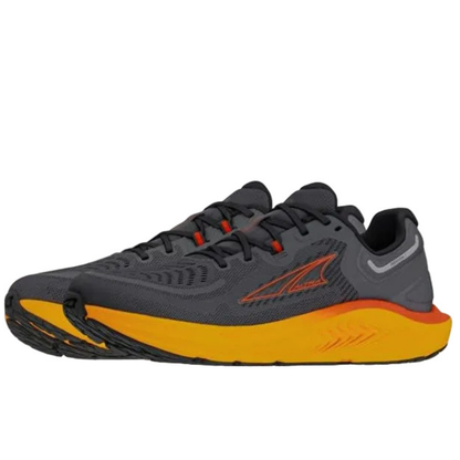 Altra Paradigm 7  Road Running Shoes For Men, Gray/Orange - Ndoros